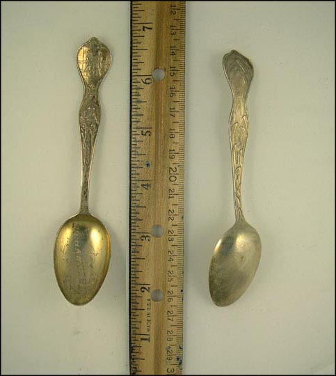 State Seal, Horse, Greenville, Kentucky Souvenir Spoon MAIN