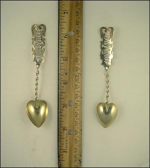 Cut Out, Louisville, Kentucky Souvenir Spoon MAIN