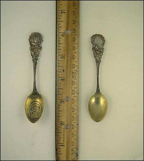 Horse Head in Horse Shoe, Louisville, Kentucky Souvenir Spoon MAIN