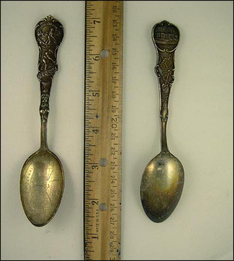 State Seal, Duluth Ship Canal, State Capitol, Duluth, Minnesota Souvenir Spoon MAIN