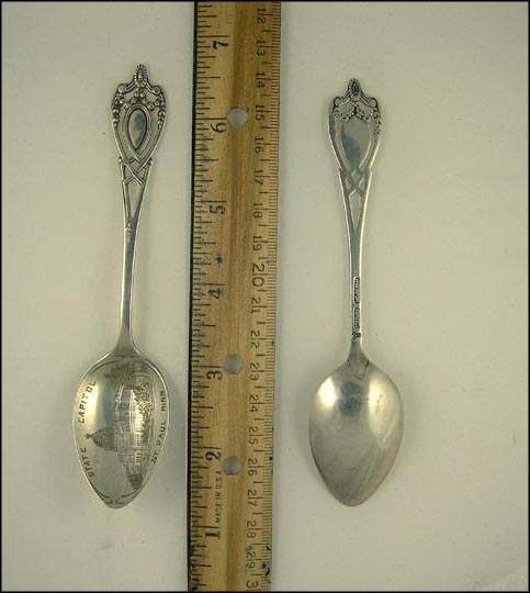 State Capitol, Cut Out Handle, St. Paul, Minnesota Souvenir Spoon MAIN