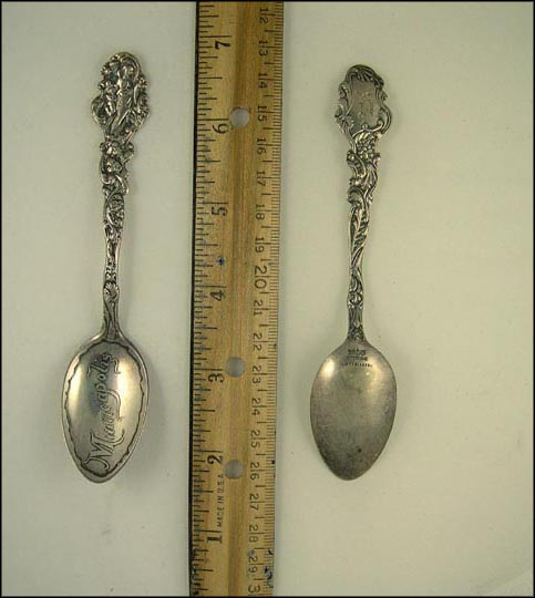 Nude Woman, Minneapolis, Minnesota Souvenir Spoon MAIN