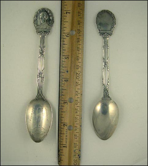 Jackson Monument, Battlefield of New Orleans, Old Hickory, New Orleans, Louisiana Souvenir Spoon MAIN