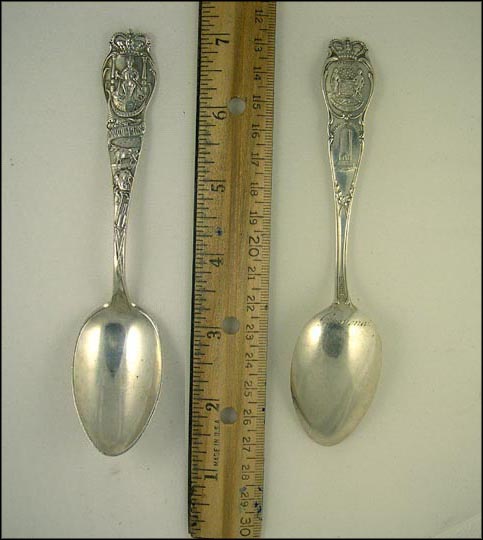 Rex, 1904, Mardi Gras, City Seal, Jackson Monument, New Orleans, Louisiana Souvenir Spoon MAIN