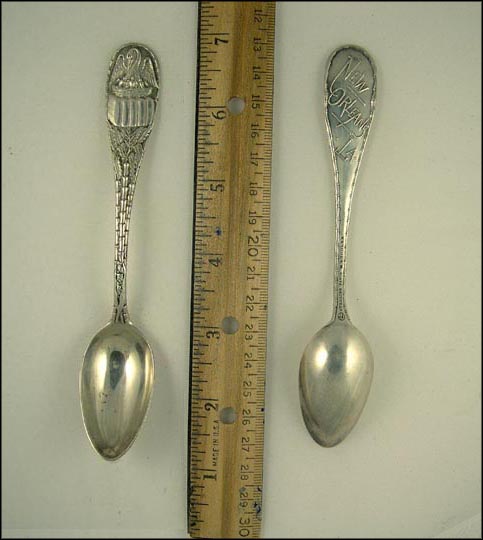 Bird with Babies, New Orleans, Louisiana Souvenir Spoon MAIN