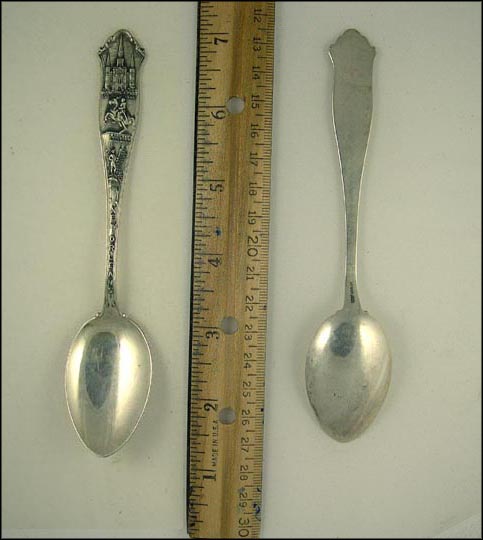 St. Louis Cathedral, Jackson Monument, Artillery Monument, New Orleans, Louisiana Souvenir Spoon MAIN