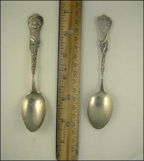 Louisiana State Seal, Crops, Louisiana Souvenir Spoon MAIN