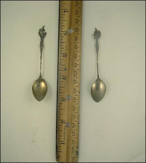 St. Louis Cathedral, Cattails, New Orleans, Louisiana Souvenir Spoon MAIN