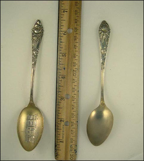 High School, Lawrenceville, Illinois Souvenir Spoon MAIN