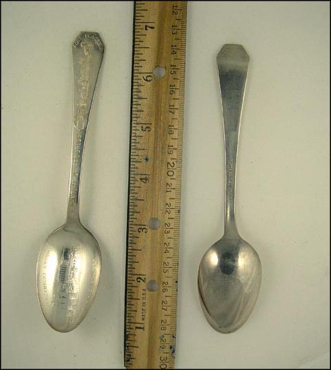Electrical Group-1933, A Century of Progress, Fort Dearborn, Chicago, Illinois Souvenir Spoon MAIN
