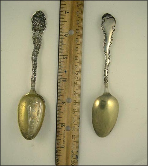 State Seal, W.A. Sunday, Illinois Souvenir Spoon MAIN