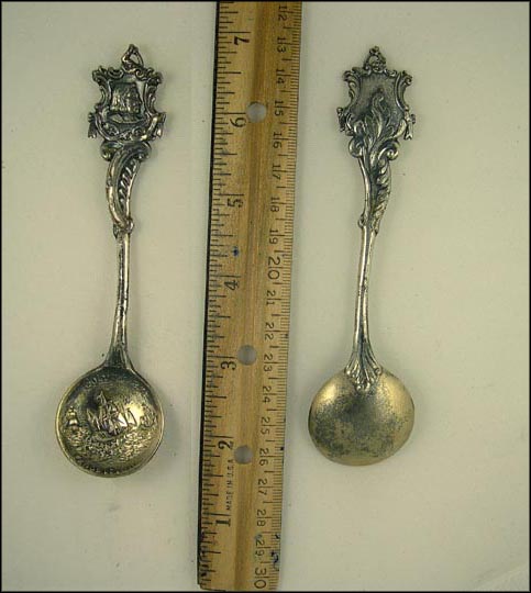 Columbian Exposition, Ship Souvenir Spoon MAIN