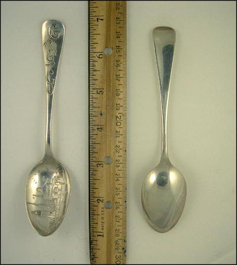 Fort Dearborn 1830, Chicago, Illinois Souvenir Spoon MAIN