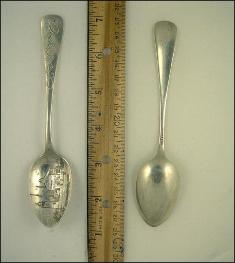 Ft Dearborn 1830, Chicago, Illinois Souvenir Spoon MAIN