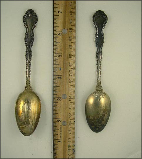 Public Library, Danville, Illinois Souvenir Spoon MAIN