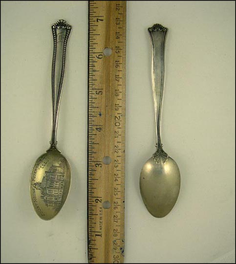 Court House, Petersburg, Illinois Souvenir Spoon MAIN