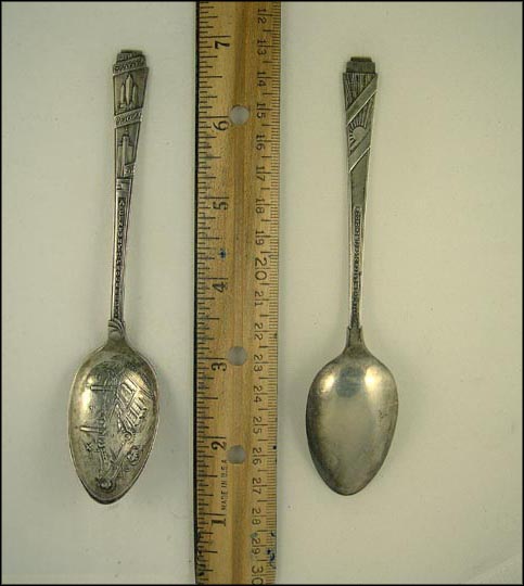 Official 1833-1933, A Century of Progress, The World Fair, Chicago, Illinois Souvenir Spoon MAIN