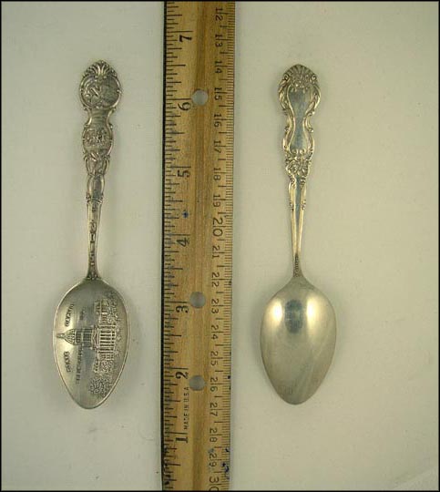 State Capitol, State Seal, Springfield, Illinois Souvenir Spoon MAIN