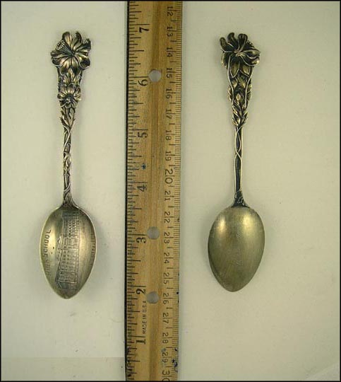 High School, Elgin, Illinois Souvenir Spoon MAIN