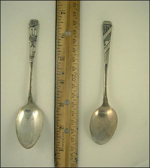 1833 Official 1934 A Century of Progress, Chicago, Illinois Souvenir Spoon MAIN