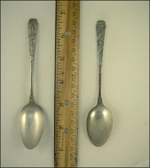 1833 Official 1933 A Century of Progress, Chicago, Illinois Souvenir Spoon MAIN
