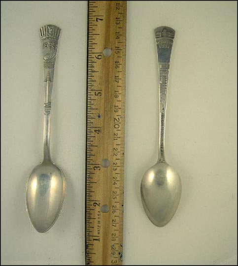 Hall of Science, 1933 A Century of Progress, Carillon Tower...... Souvenir Spoon MAIN