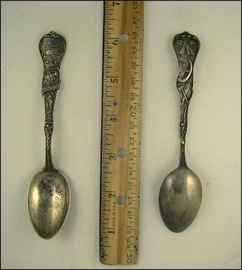 Colorado, State Seal, Prospector, Colorado Souvenir Spoon MAIN