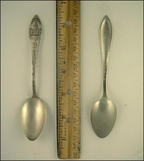 State Capitol, Queen City of the Plains, Denver, Colorado Souvenir Spoon MAIN