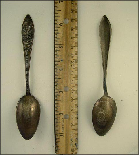Lookout Mt. Colorado, Buffalo Bill, Colorado Souvenir Spoon MAIN