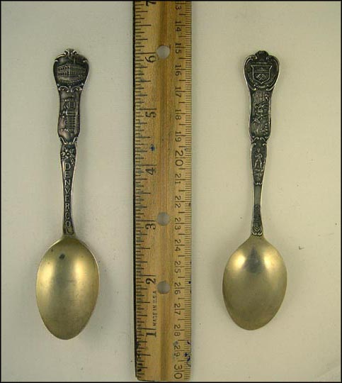 United States Mint, Auditorium, State Seal, Donkey, Denver, Colorado Souvenir Spoon MAIN