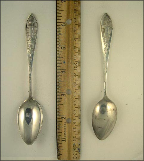 State Seal, Cut Out State Capitol, Denver, Colorado Souvenir Spoon MAIN