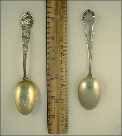 Cattle Roping, Pride of the West, Longhorn, Hyannis, Nebraska Souvenir Spoon MAIN