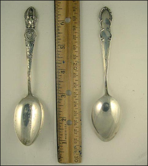 State Seal, Greenfield, Massachusetts Souvenir Spoon MAIN