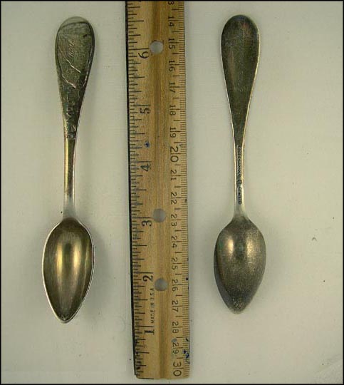 Plymouth Rock 1620, Plymouth, Massachusetts Souvenir Spoon MAIN