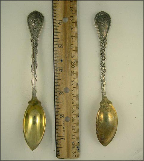 Oliver Wendall Holmes, Buggy, The Autocrat of the Breakfast Table, Boston, Massachusetts Souvenir Spoon MAIN