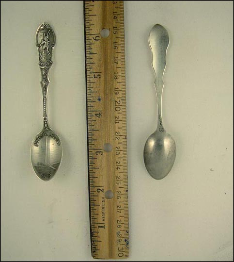 Bunker Hill 1775, Paul Revere, Boston, Massachusetts Souvenir Spoon MAIN
