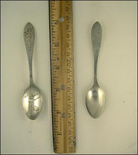 Minute Man, Old South Church, Boston, Massachusetts Souvenir Spoon MAIN