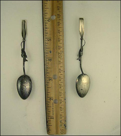 Ships, Fish on Oar Handle, Vineyard Haven, Massachusetts Souvenir Spoon MAIN