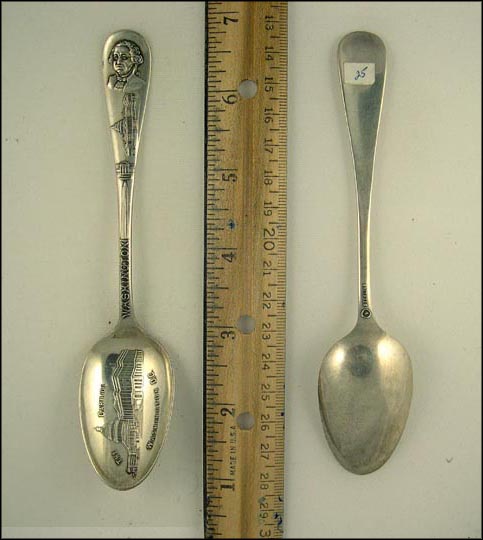 The Capitol, Washington, Washington, District of Columbia Souvenir Spoon MAIN