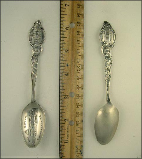 The Capitol, White House, New Library, US Treasury...... Souvenir Spoon MAIN