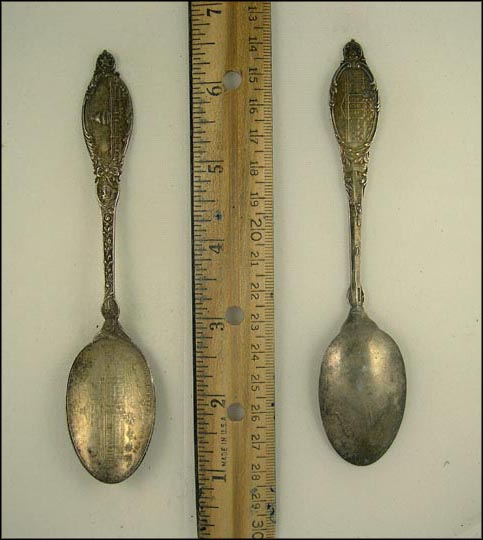 The New Library of Congress, The White House, Washington, District of Columbia Souvenir Spoon MAIN
