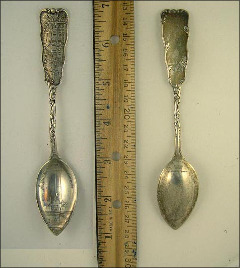 National Lincoln Monument, Lincoln's Home, Washington, District of Columbia Souvenir Spoon MAIN