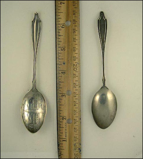Capitol, White House, Monument, Washington, District of Columbia Souvenir Spoon MAIN