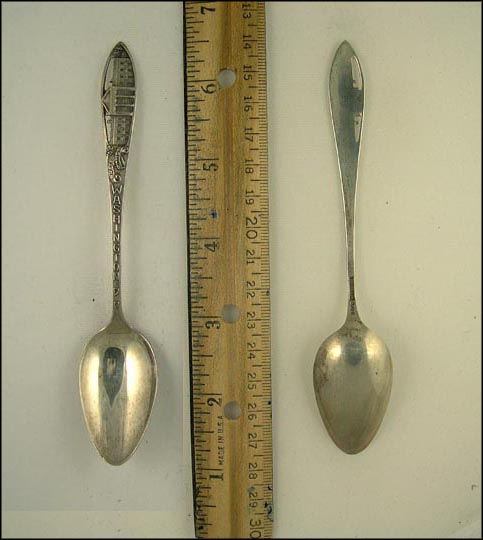 Cut Out, White House, Washington, District of Columbia Souvenir Spoon MAIN