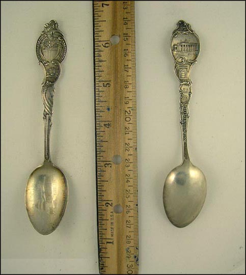 US Capitol, White House, Mount Vernon, Tomb, District Seal, Washington, District of Columbia Souvenir Spoon MAIN