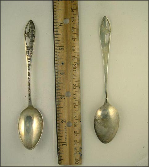 Cut Out of The Capitol, Washington, District of Columbia Souvenir Spoon MAIN