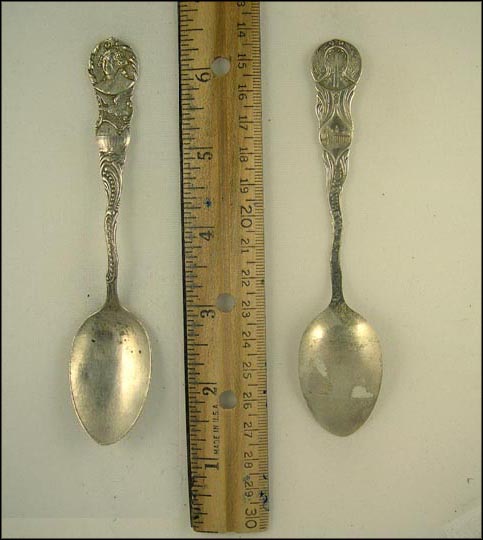 George Washington, Washington Monument, Mt. Vernon, Washington, District of Columbia Souvenir Spoon MAIN