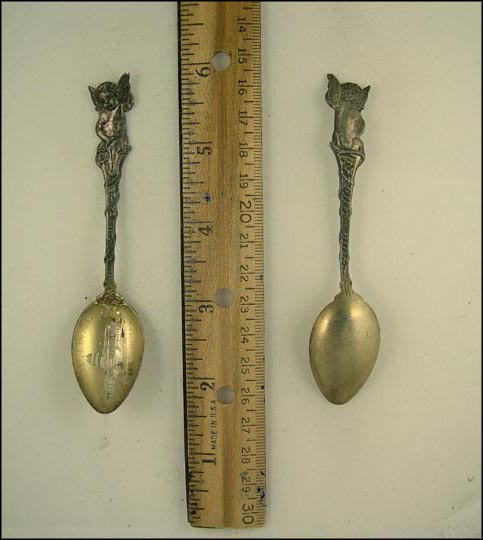 The Capitol, Seraphim , Washington, District of Columbia Souvenir Spoon MAIN