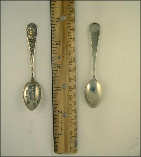 The Capitol, George Washington, Washington, District of Columbia Souvenir Spoon MAIN