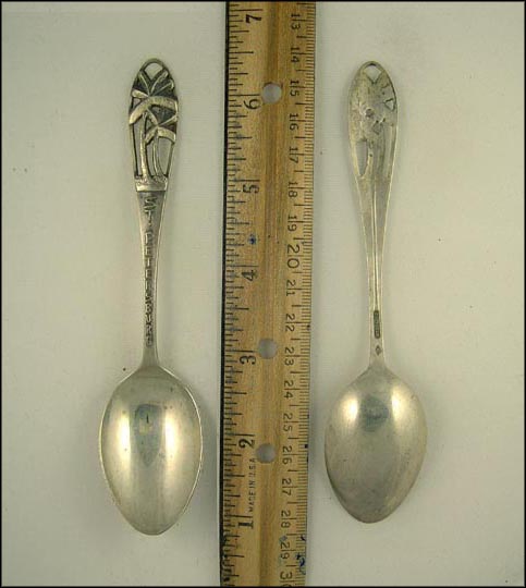 Cut Out Palm Trees, St. Petersburg, Florida Souvenir Spoon MAIN
